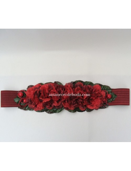 Cinto fiesta flores Mesina