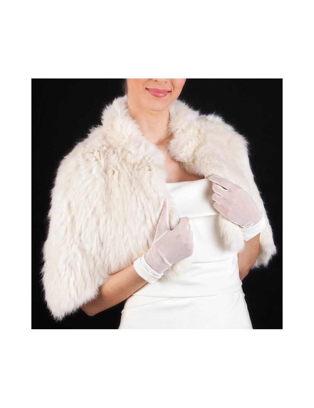 Tokio Bridal Leather Cape