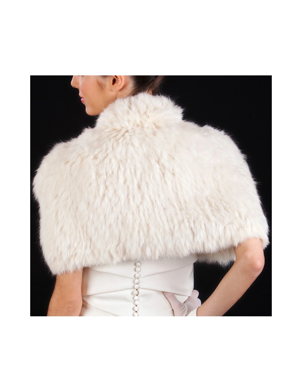 Tokio Bridal Leather Cape