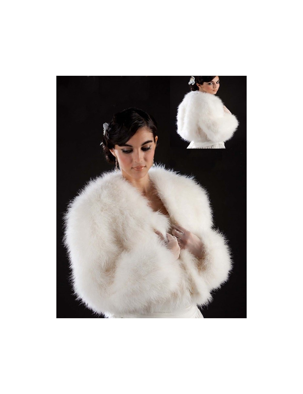 Chaqueta Plumas Marabu Novias
