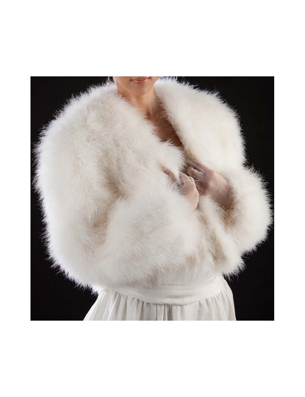Chaqueta Plumas Marabu Novias