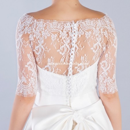 Top de encaje Novia