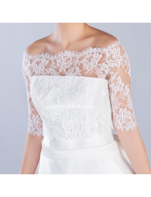 Coprispalle da Sposa Pizzo Ombu