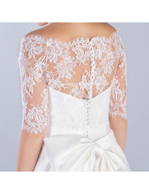 Boléro de Mariée Dentelle Ombu