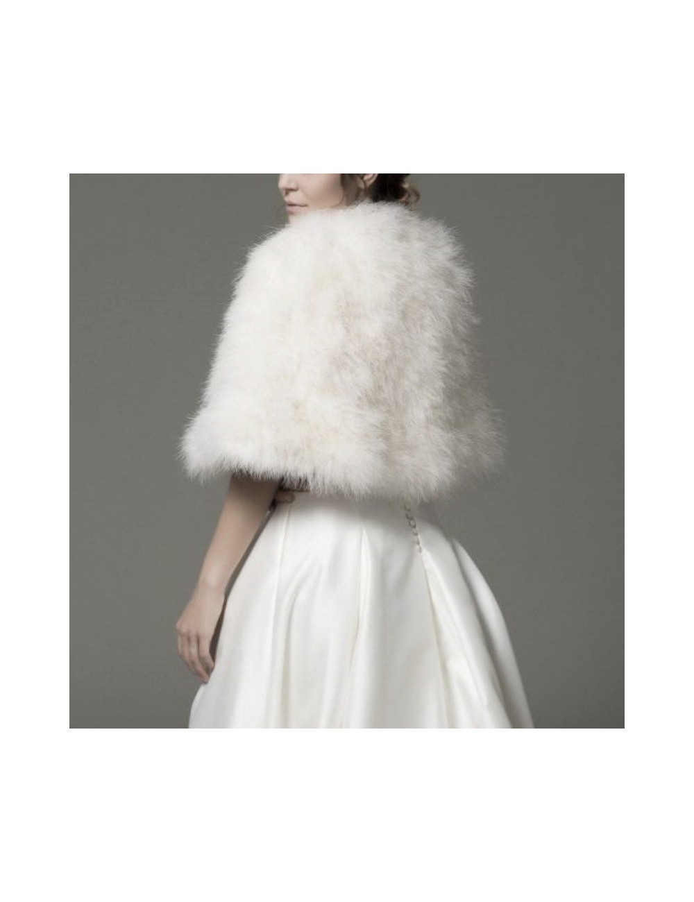 Estola Plumas Marabu Novias
