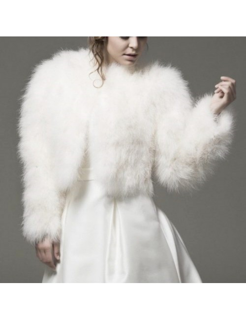 Chaqueta Plumas Marabu Novias