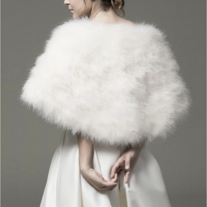Bridal Stole Feathers
