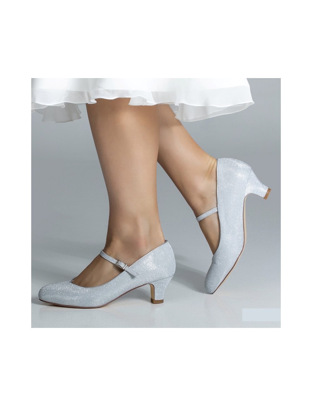 Zapato Novia Marietta Plata