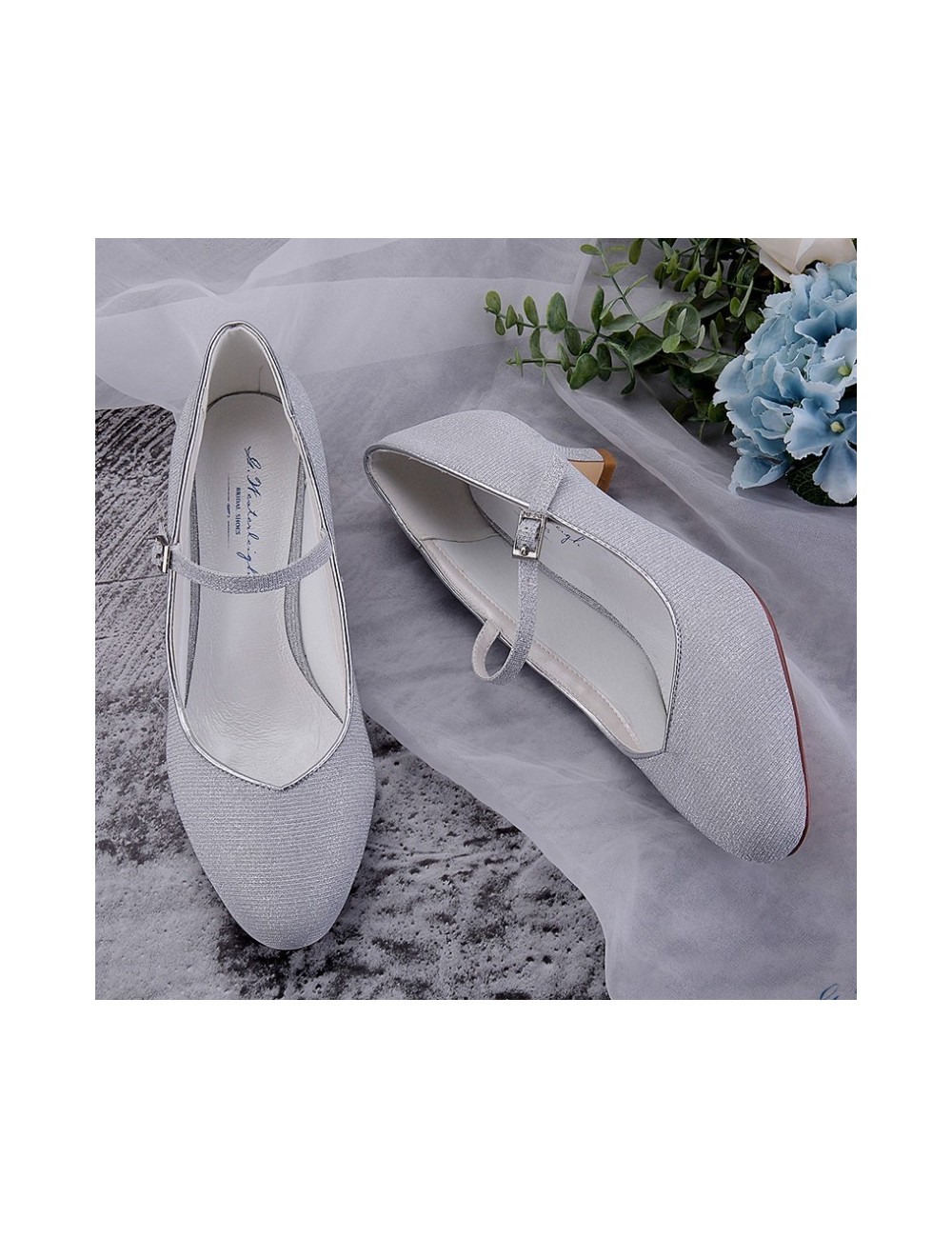 Zapato Novia Marietta Plata
