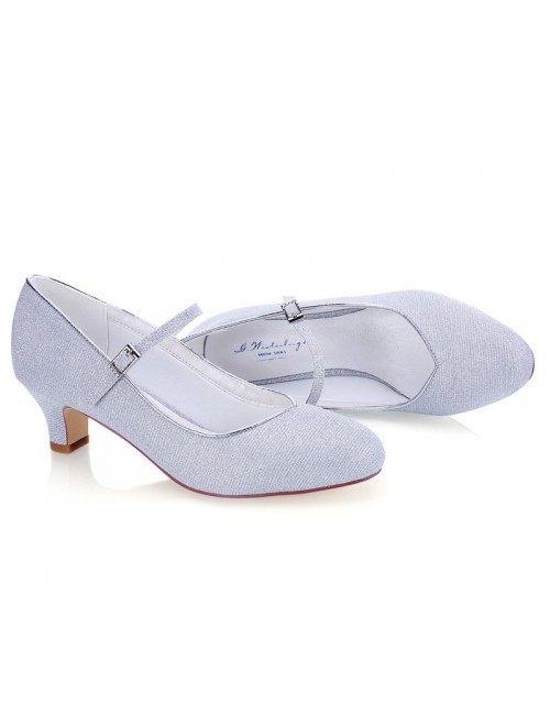 Marietta Silver Bridal Shoe