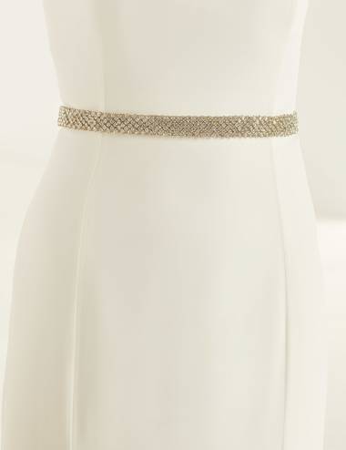 Aplique pedreria vestido de novia