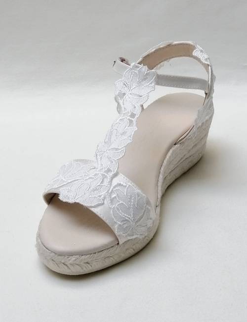 Bridal Wedges Lesly