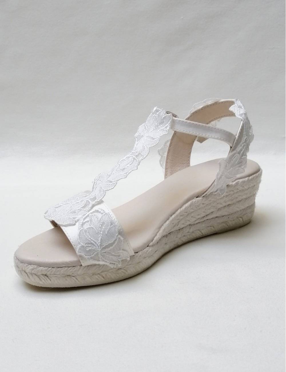 Bridal Wedges Lesly