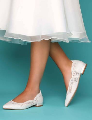 Flat Bridal Shoes