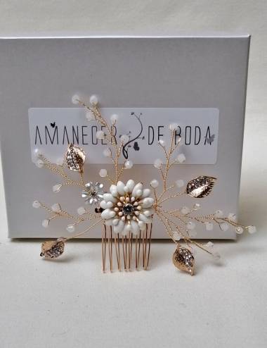 Dahlia Bridal Comb