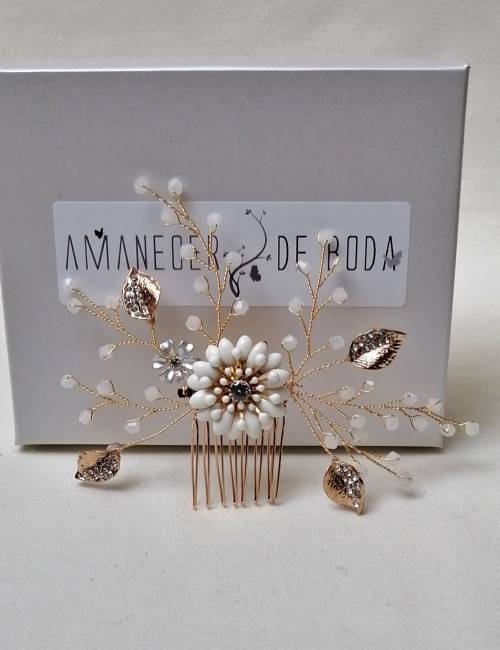 Dahlia Bridal Comb