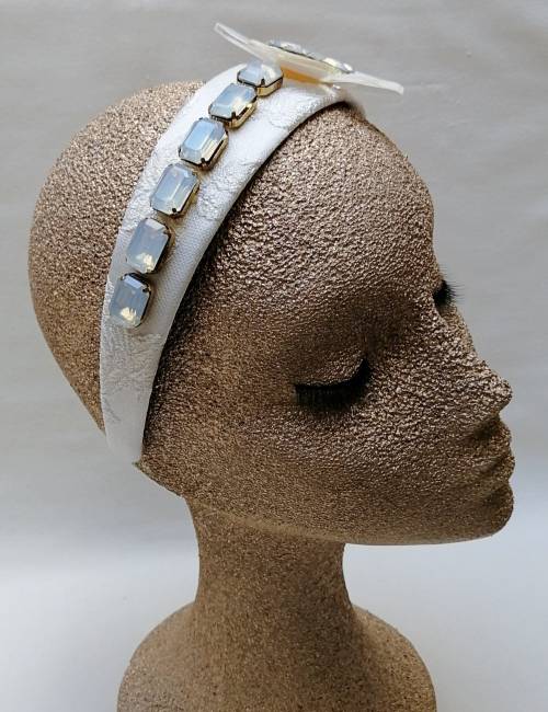 Diadema Fiesta Marfil