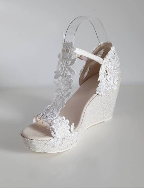 Bridal espadrilles Linette