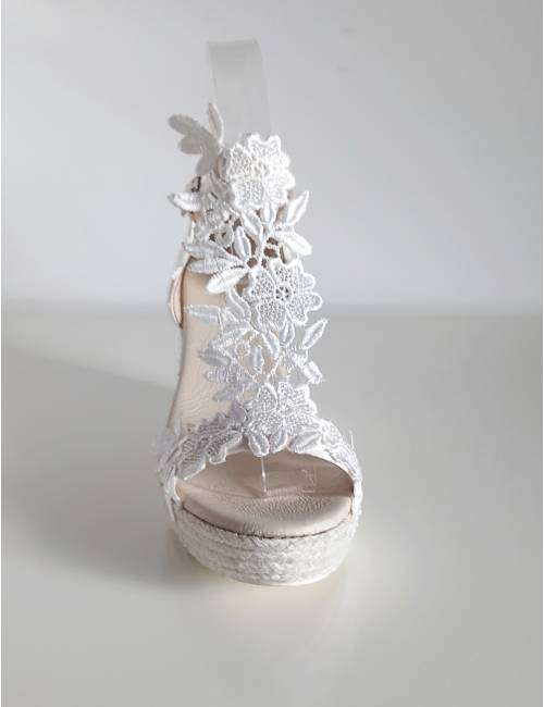 Alpargatas novia Linette