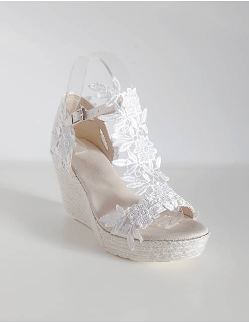 Bridal espadrilles Linette