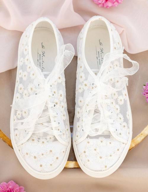 Daisy Bride Slippers