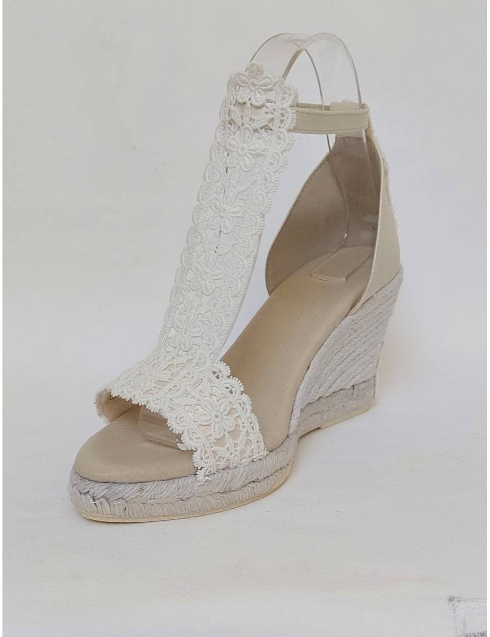 Alpargatas de novia Tea