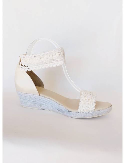 Lia Low Bridal Espadrilles