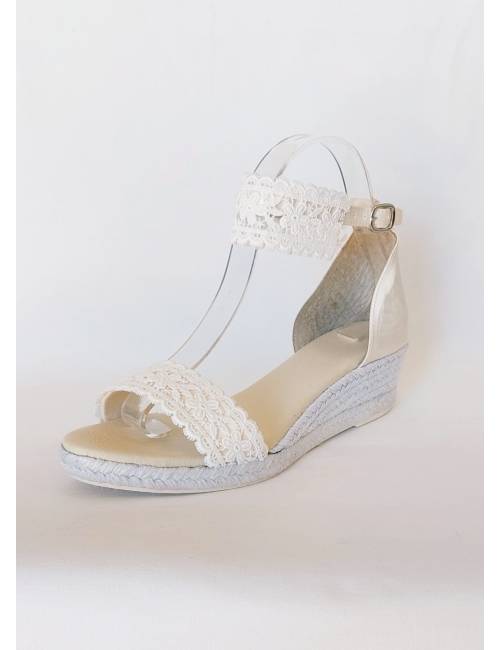 Lia Low Bridal Espadrilles