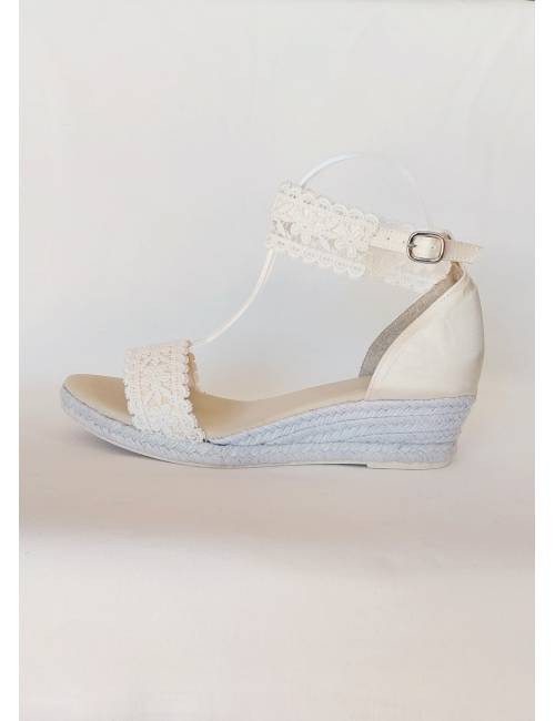 Lia Low Bridal Espadrilles