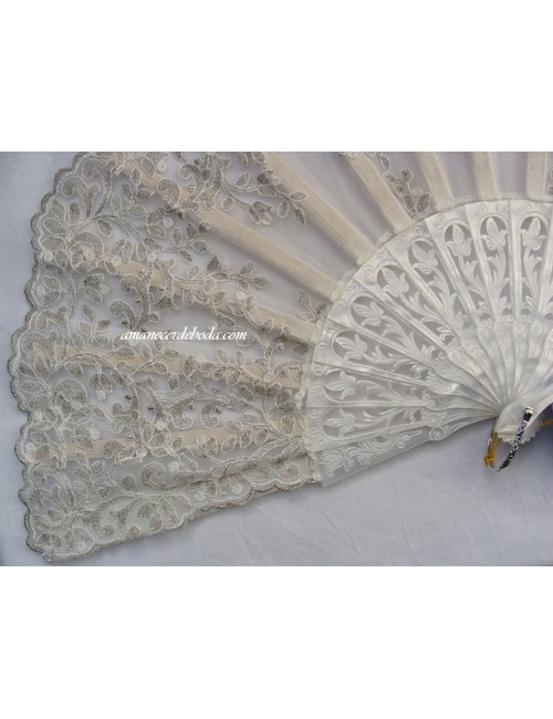 Pearl Bridal Fan