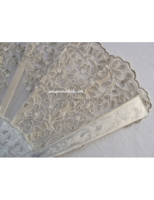 Pearl Bridal Fan