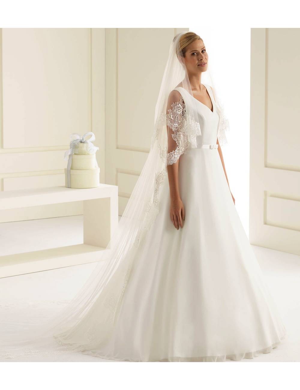 Velo-mantilla wedding