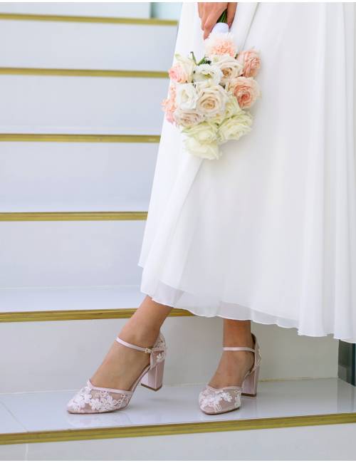Brautschuhe Rosa