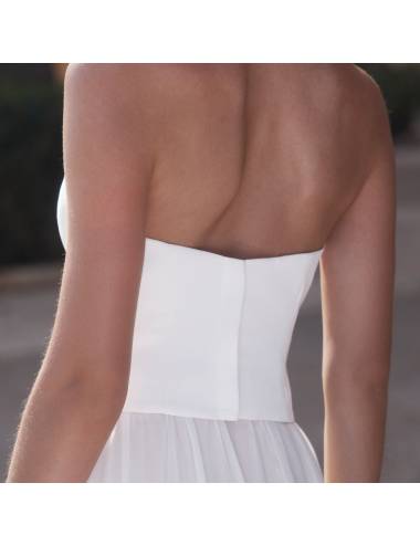 Brautkorsett Chiffon