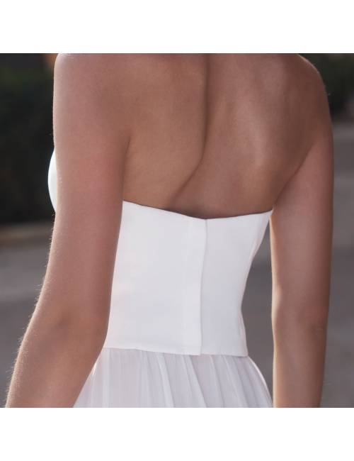Bridal Corset Chiffon