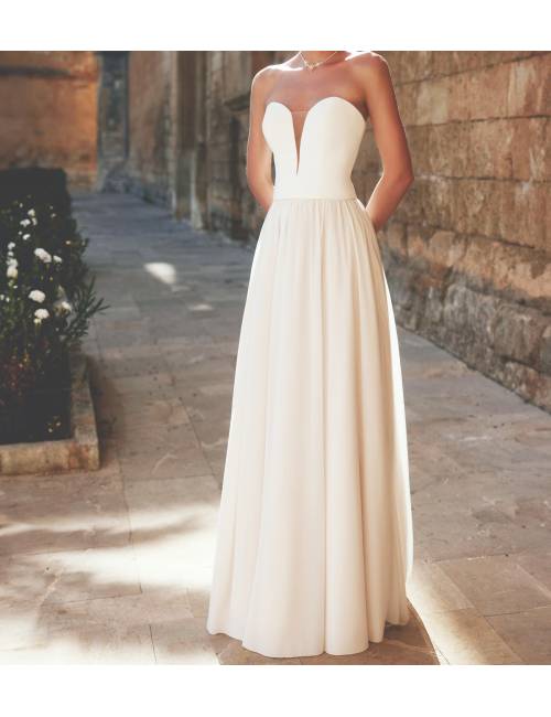 Brautkorsett Chiffon
