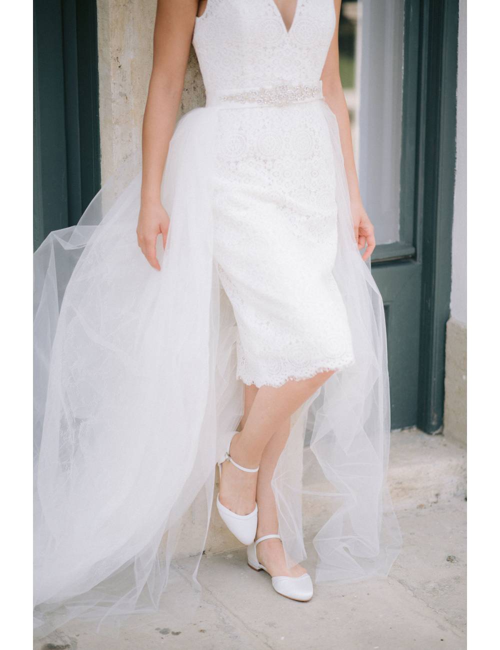 Low Bridal Shoes