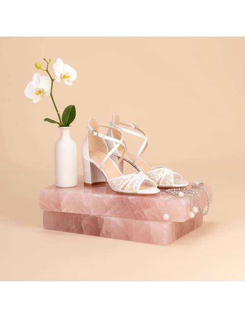 Sandalias Novia Peonia