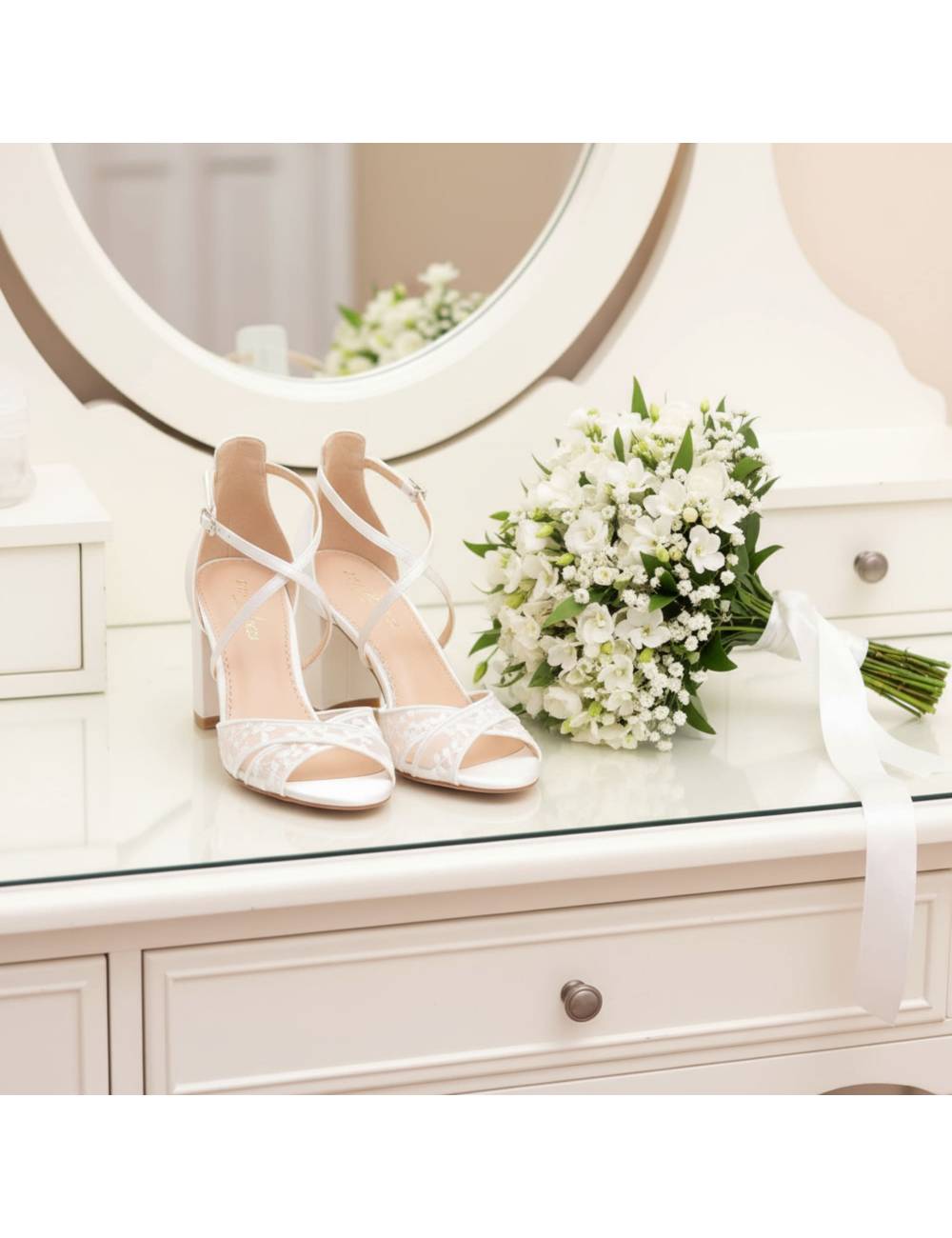 Bridal Shoes Peonia