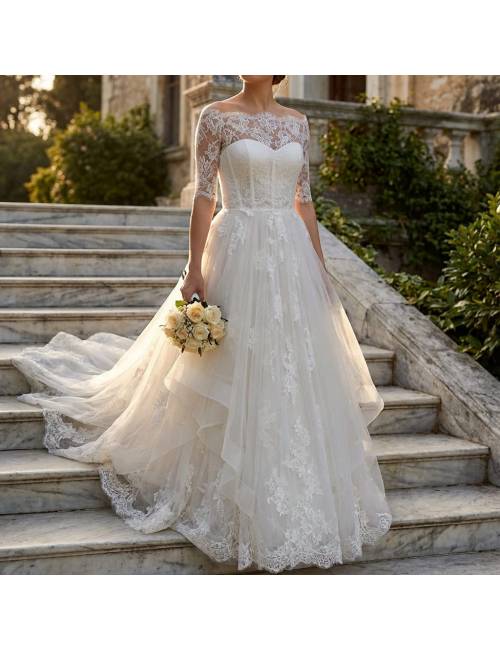 Bridal Bolero Lace Ombu