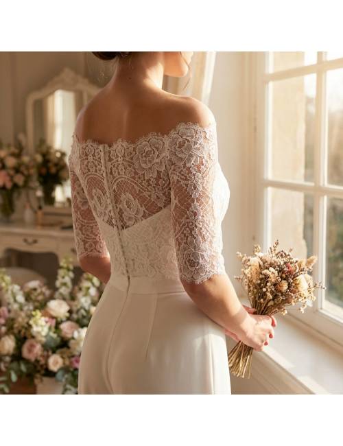 Coprispalle da Sposa Gerbera