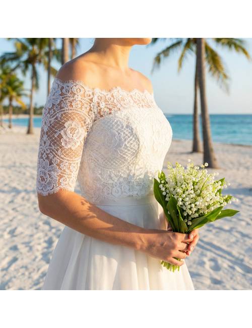 Coprispalle da Sposa Gerbera