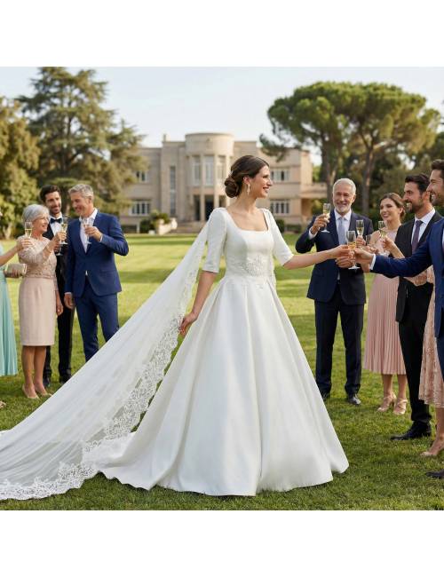 Bridal Cape Wings Adra